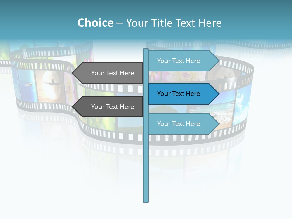 Square Black Border PowerPoint Template