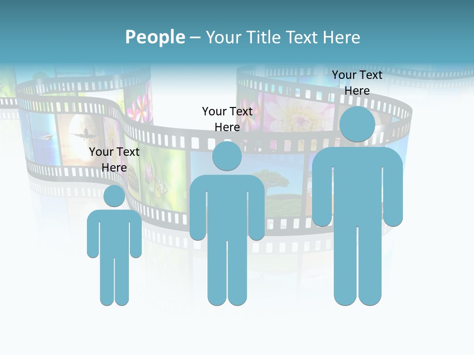 Square Black Border PowerPoint Template