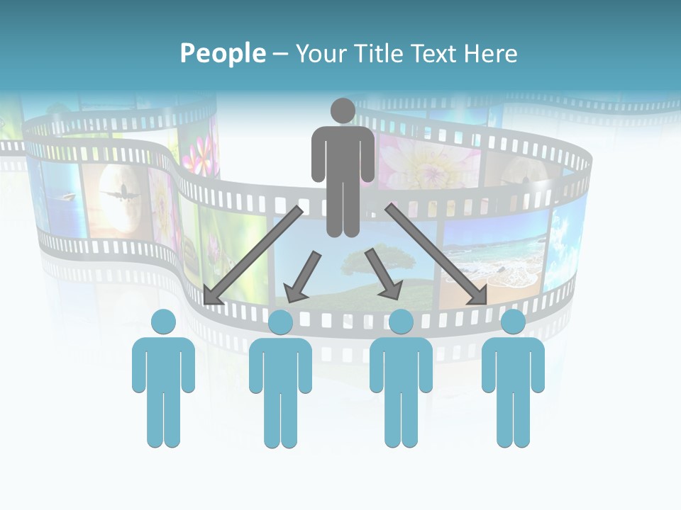 Square Black Border PowerPoint Template