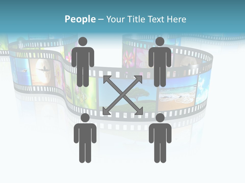 Square Black Border PowerPoint Template