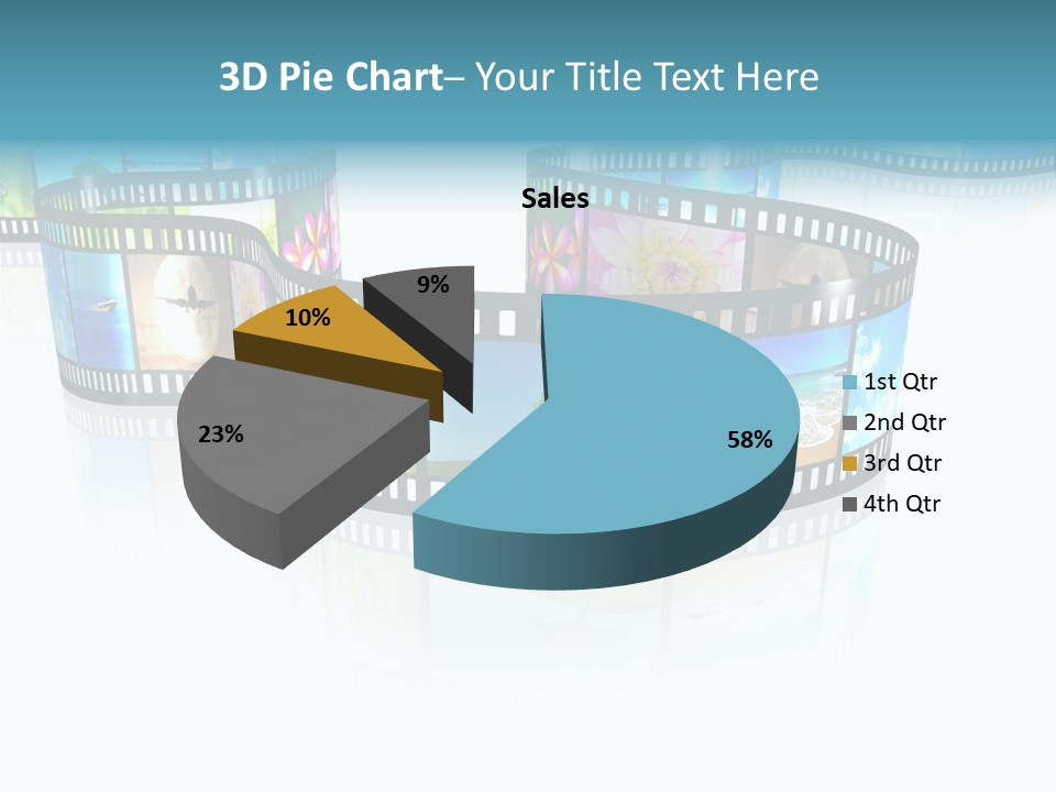Square Black Border PowerPoint Template