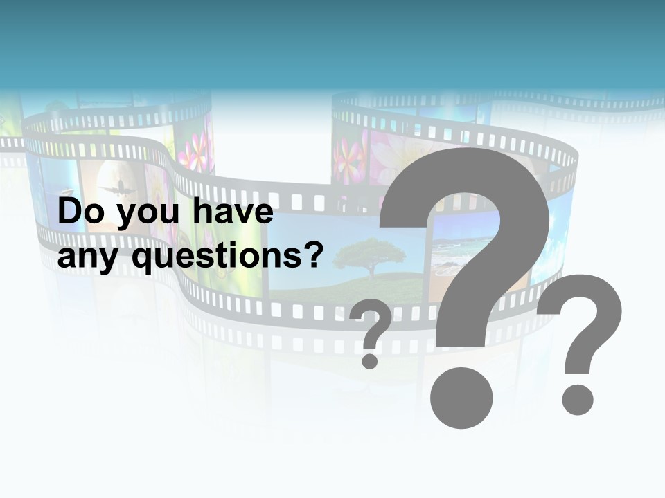 Square Black Border PowerPoint Template