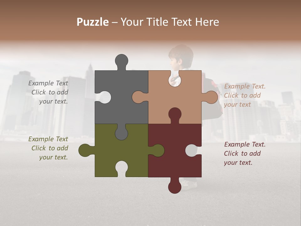 Trip Road Holiday PowerPoint Template