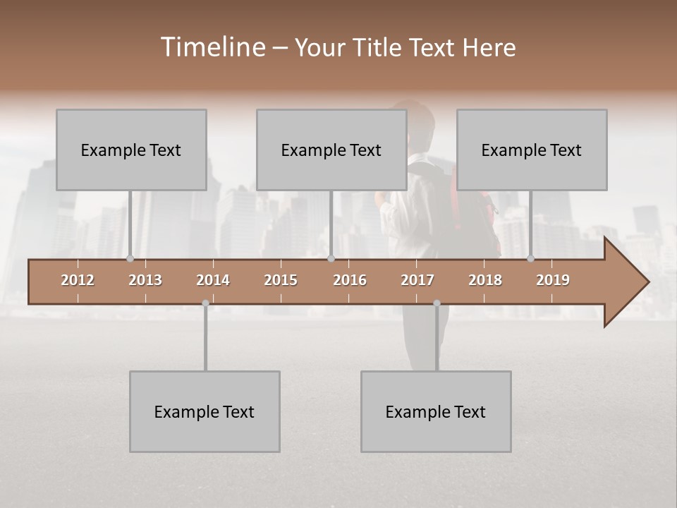Trip Road Holiday PowerPoint Template