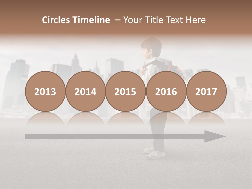 Trip Road Holiday PowerPoint Template