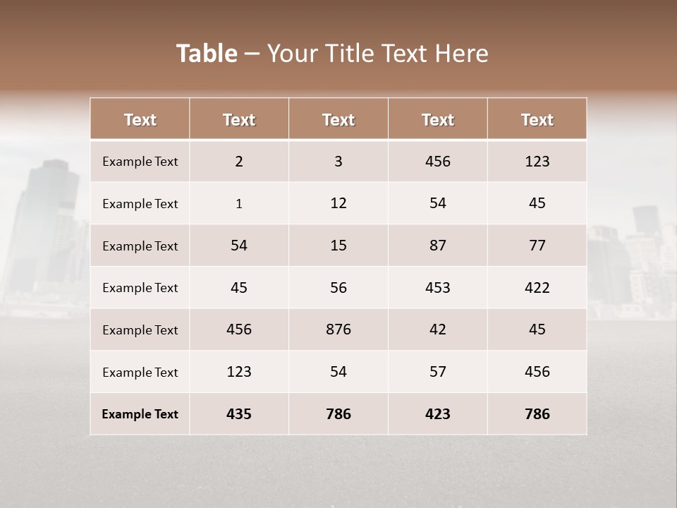 Trip Road Holiday PowerPoint Template
