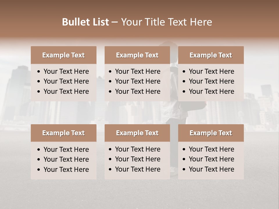 Trip Road Holiday PowerPoint Template