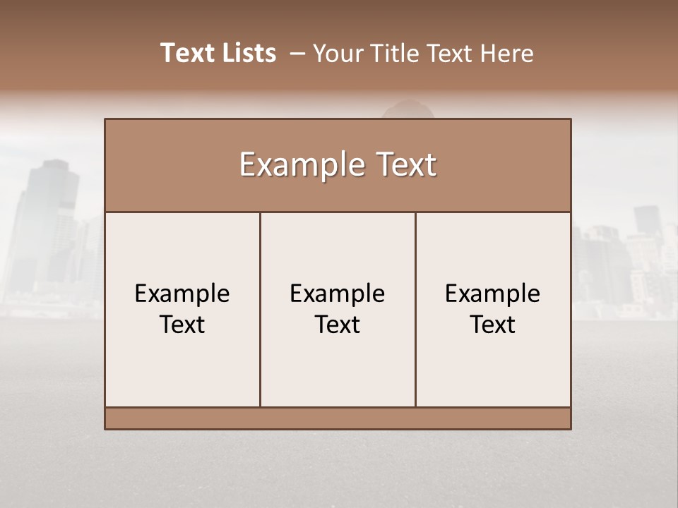 Trip Road Holiday PowerPoint Template