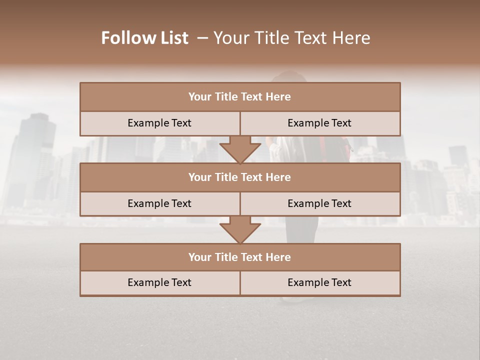 Trip Road Holiday PowerPoint Template