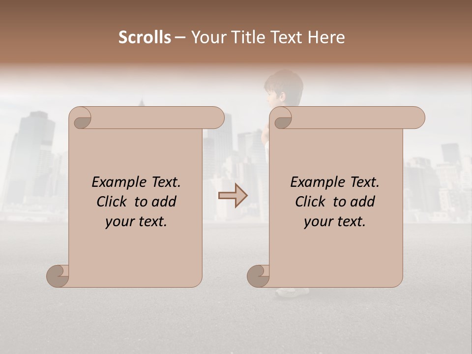 Trip Road Holiday PowerPoint Template