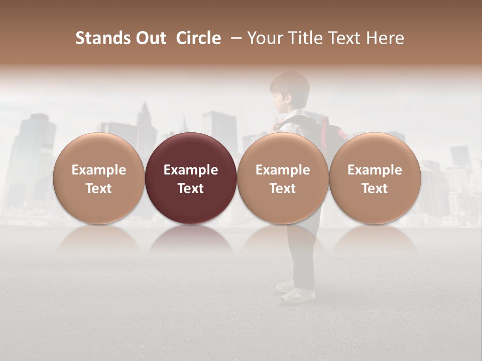 Trip Road Holiday PowerPoint Template