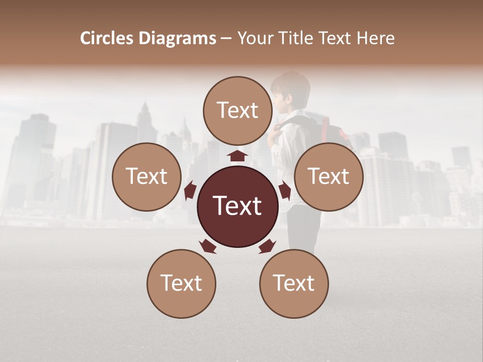 Trip Road Holiday PowerPoint Template