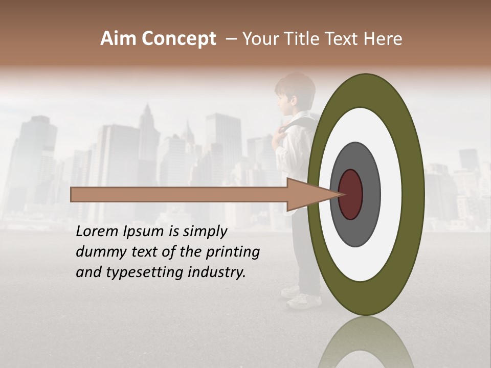 Trip Road Holiday PowerPoint Template