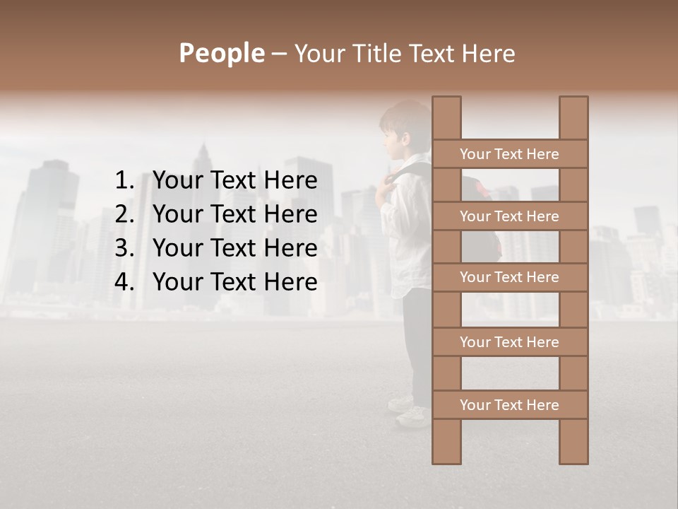 Trip Road Holiday PowerPoint Template