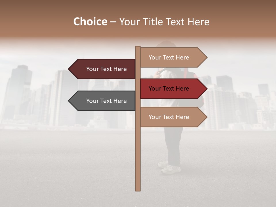 Trip Road Holiday PowerPoint Template