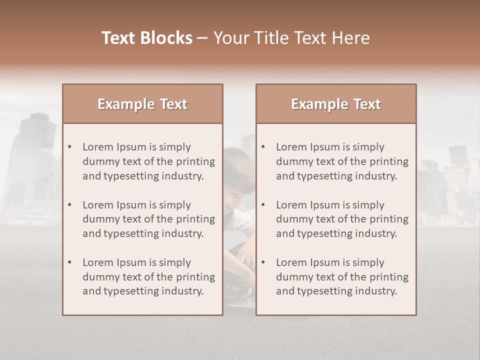 Trip Education Notebook PowerPoint Template