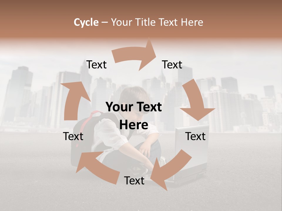 Trip Education Notebook PowerPoint Template