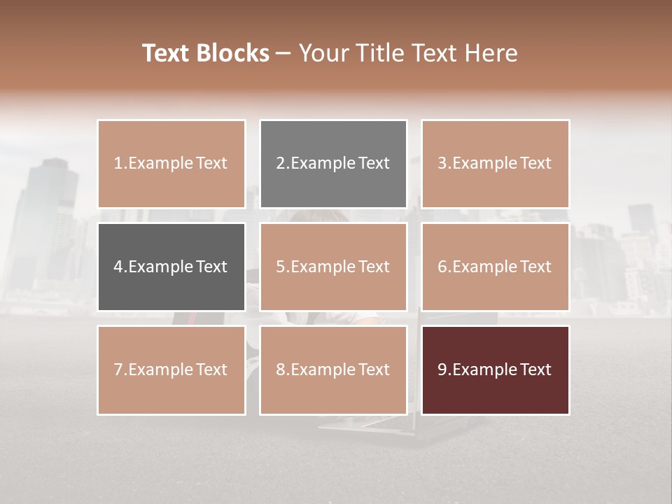 Trip Education Notebook PowerPoint Template