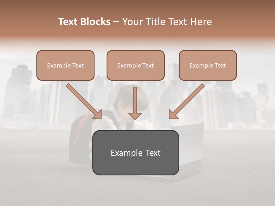 Trip Education Notebook PowerPoint Template