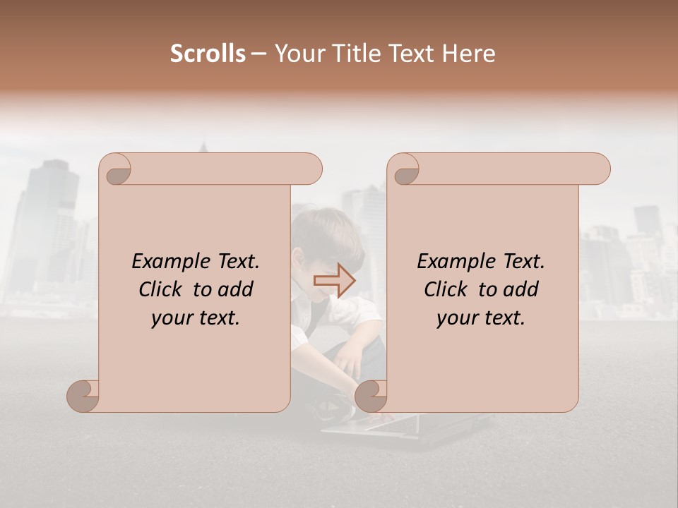 Trip Education Notebook PowerPoint Template
