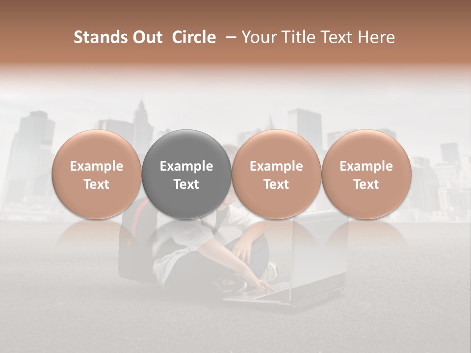 Trip Education Notebook PowerPoint Template
