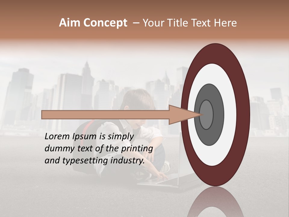 Trip Education Notebook PowerPoint Template