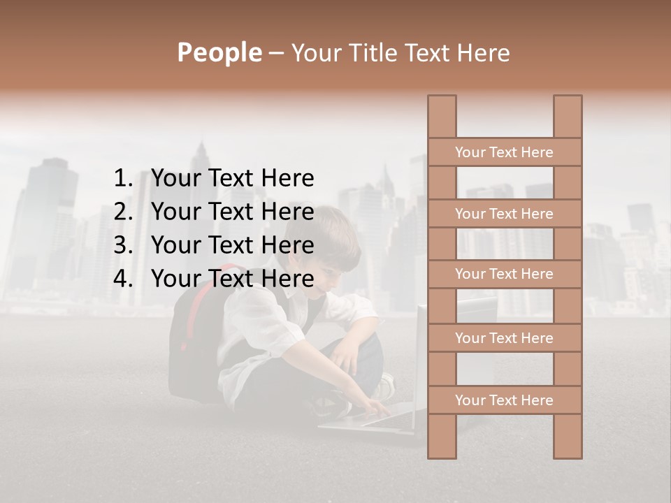 Trip Education Notebook PowerPoint Template