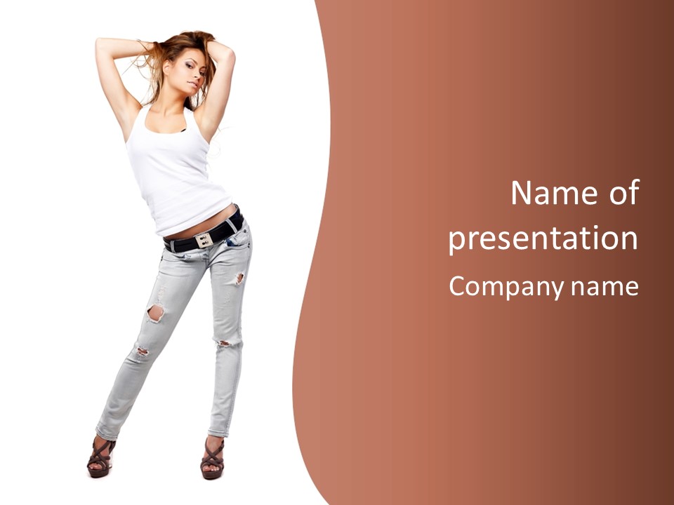 Hot Lady Style PowerPoint Template