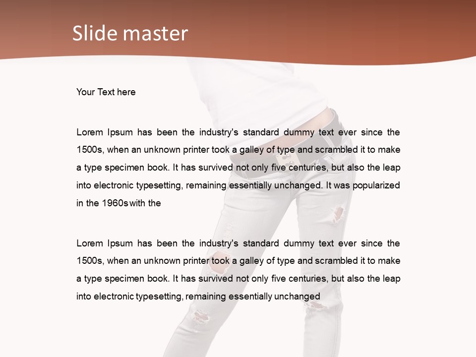 Hot Lady Style PowerPoint Template