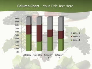 Winery Grape Arrangement PowerPoint Template