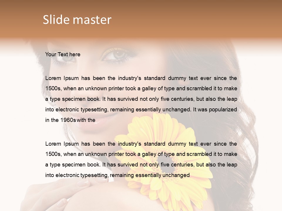 Eyes Cosmetics Spa PowerPoint Template