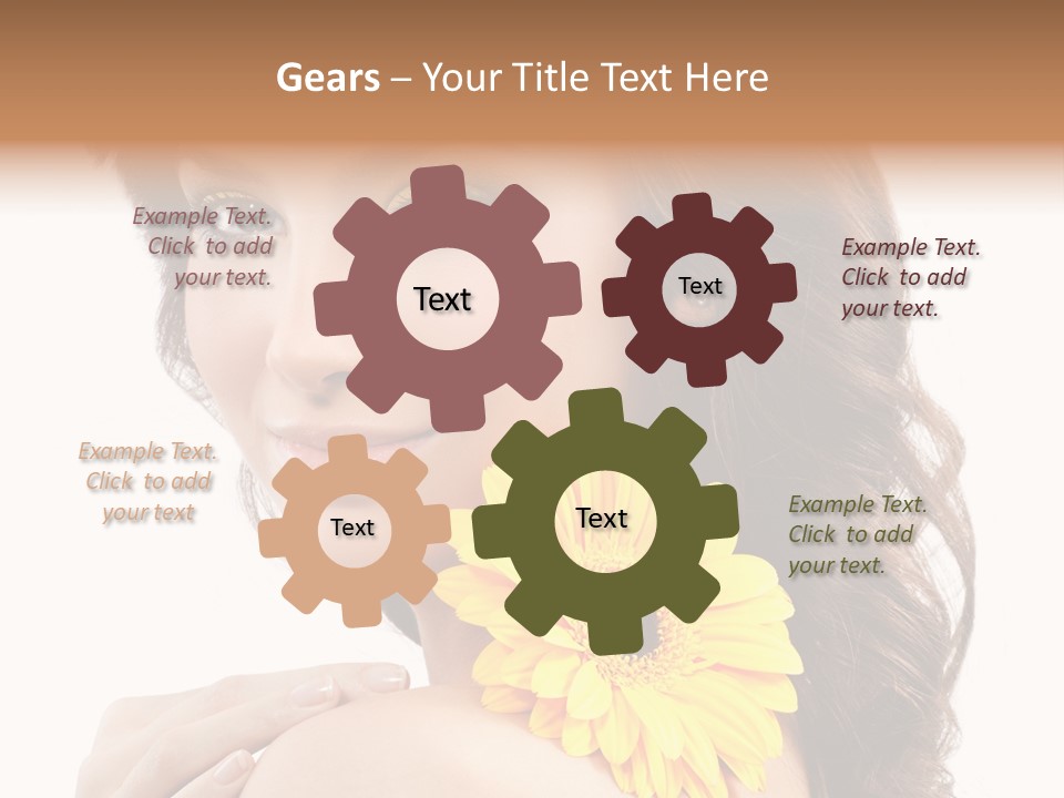 Eyes Cosmetics Spa PowerPoint Template