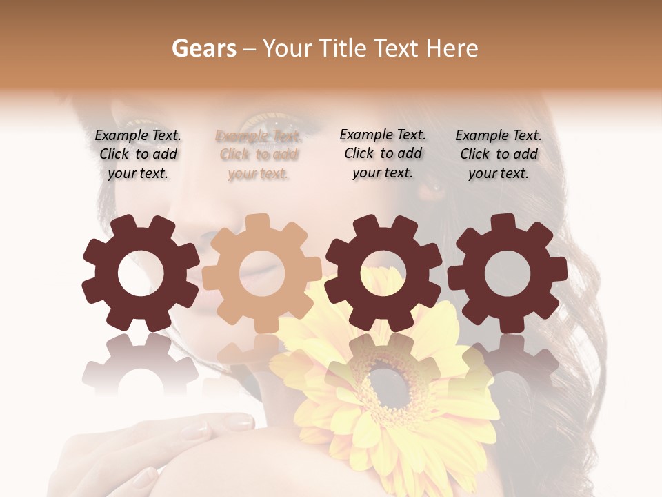 Eyes Cosmetics Spa PowerPoint Template