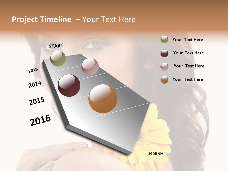 Eyes Cosmetics Spa PowerPoint Template