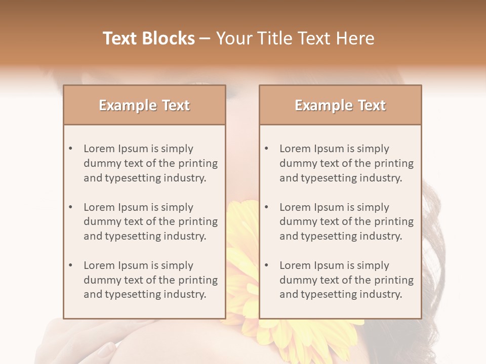 Eyes Cosmetics Spa PowerPoint Template
