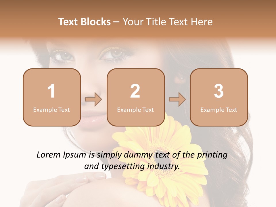 Eyes Cosmetics Spa PowerPoint Template