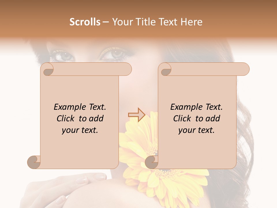 Eyes Cosmetics Spa PowerPoint Template