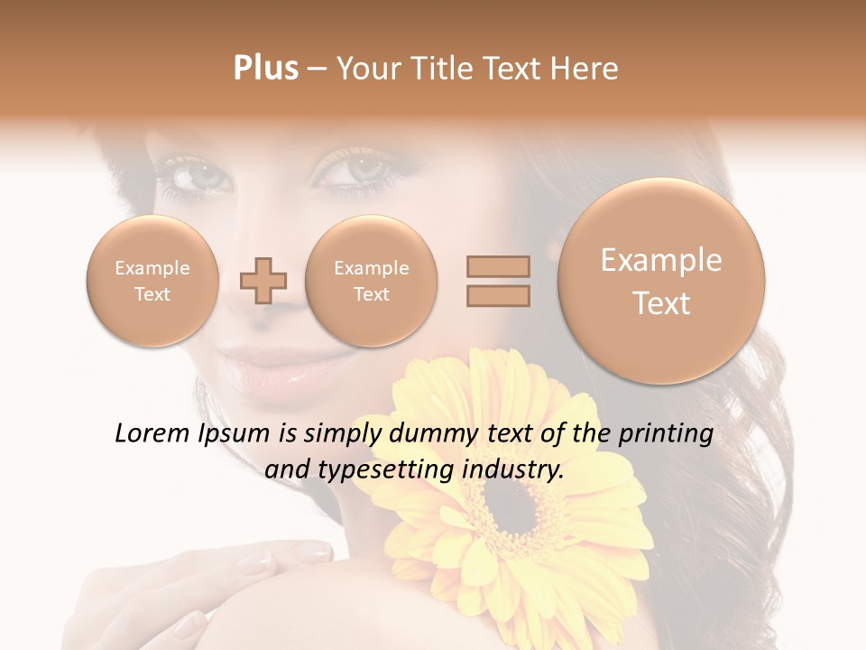 Eyes Cosmetics Spa PowerPoint Template