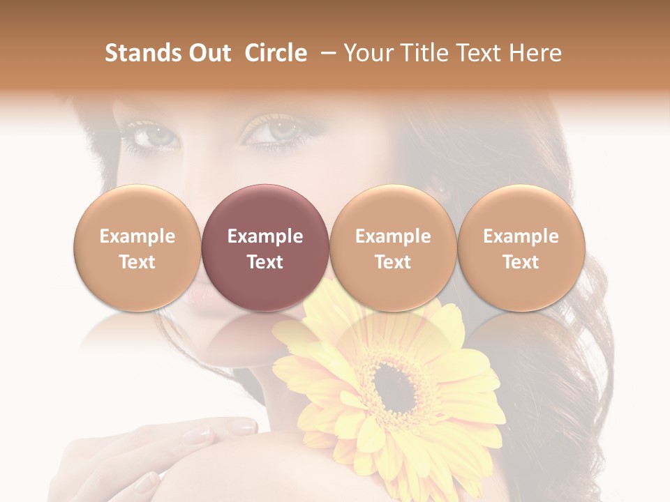 Eyes Cosmetics Spa PowerPoint Template