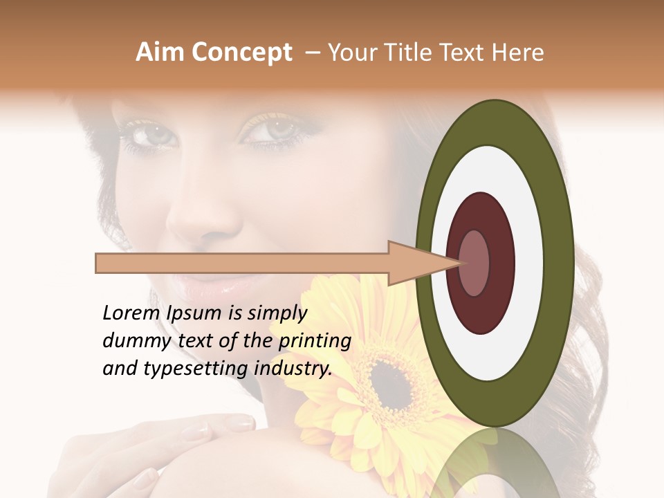 Eyes Cosmetics Spa PowerPoint Template