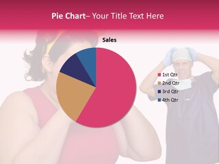 Fun Female Big PowerPoint Template