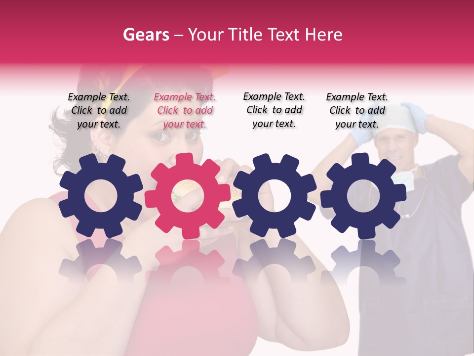 Fun Female Big PowerPoint Template