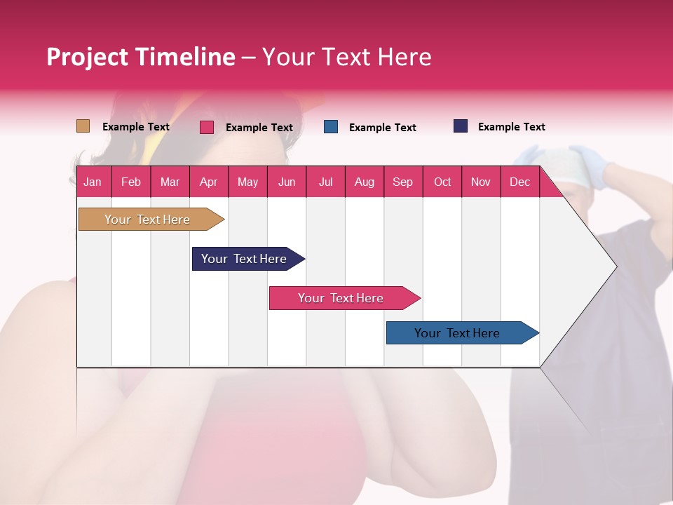 Fun Female Big PowerPoint Template