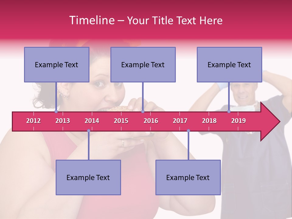 Fun Female Big PowerPoint Template