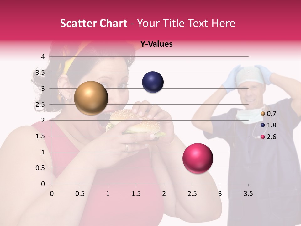 Fun Female Big PowerPoint Template