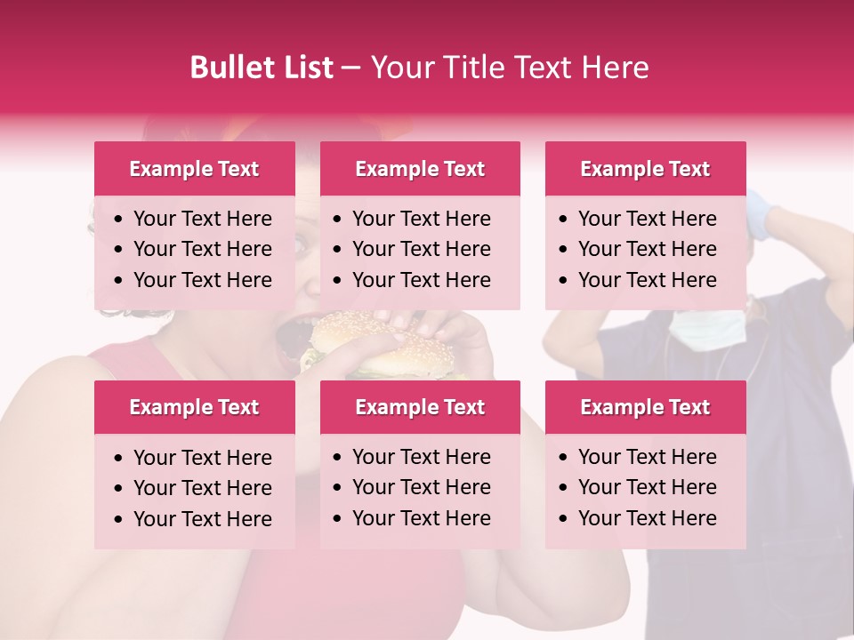 Fun Female Big PowerPoint Template