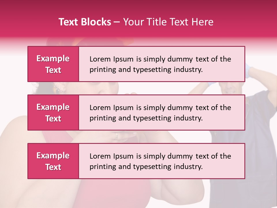 Fun Female Big PowerPoint Template