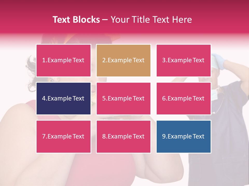 Fun Female Big PowerPoint Template