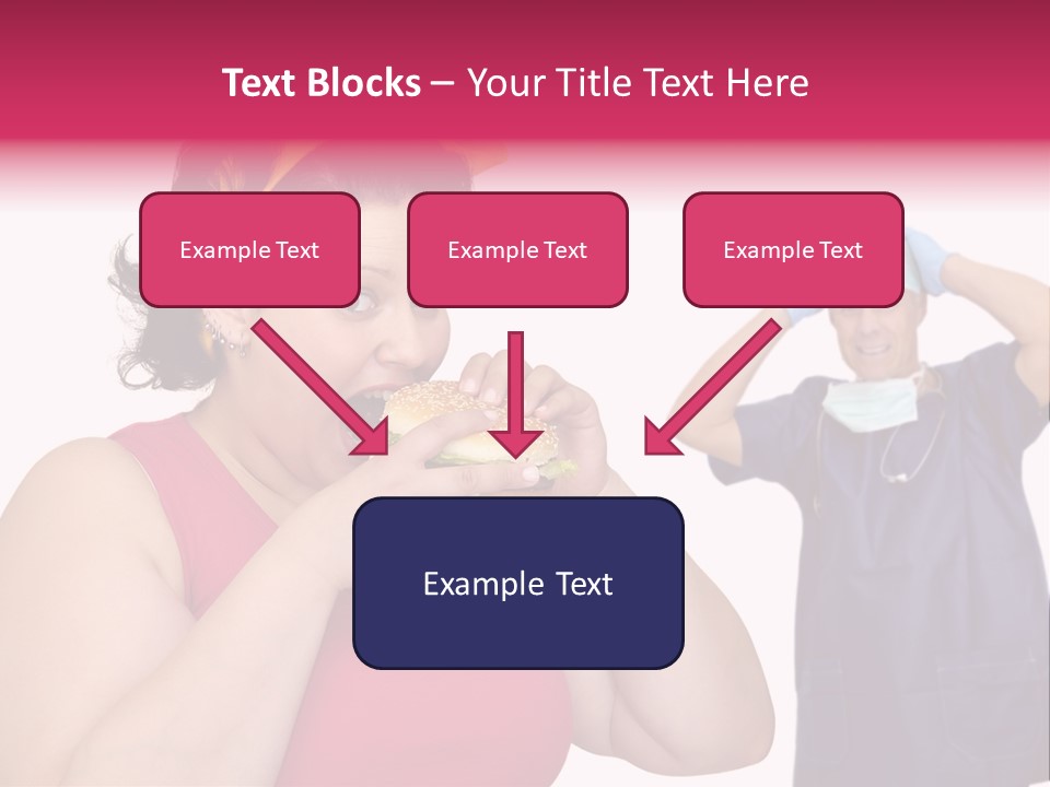 Fun Female Big PowerPoint Template