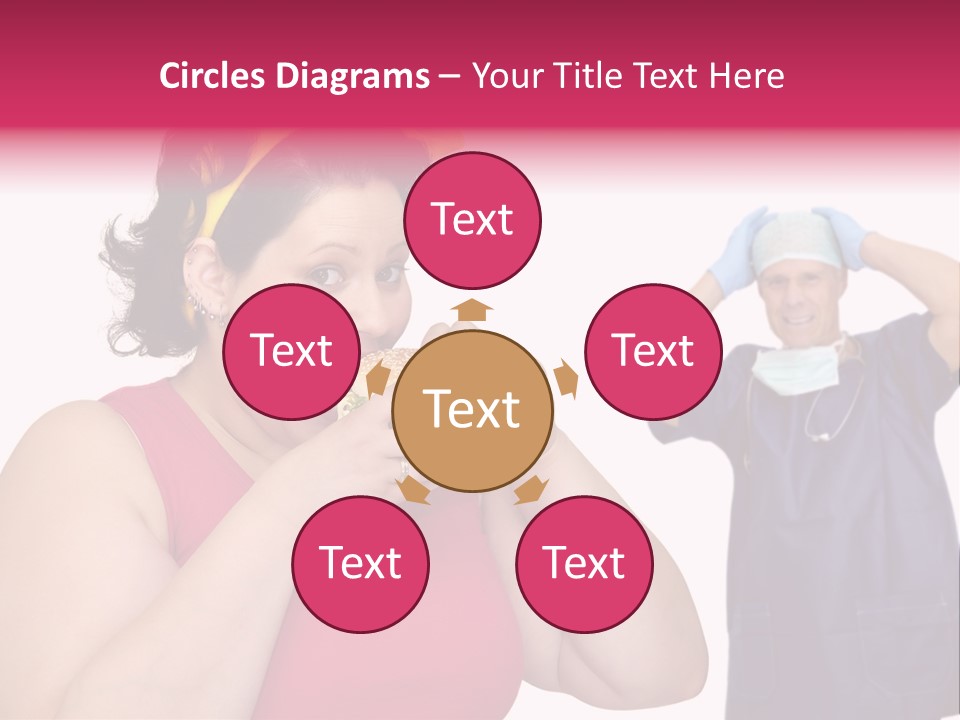 Fun Female Big PowerPoint Template